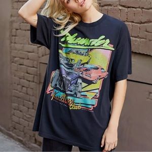 Brandy Melville Black oversized graphic tee